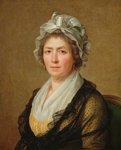 Portret van een vrouw, of de gouvernante van de kinderen van de kunstenaar